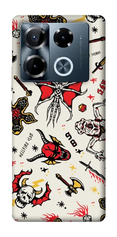 Чохол на Infinix Note 40 Pro 4G Stranger Things ver.2 фото 1 з 1