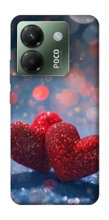 Чохол на Xiaomi Poco M7 pro 5G Red hearts фото 1 з 1