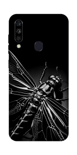 Чехол на ZTE Blade A7 (2020) Black dragonfly фото 1 из 1