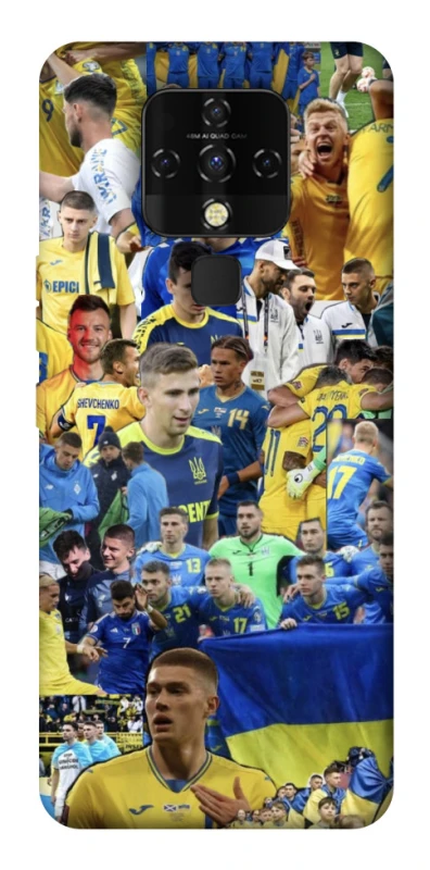 Чехол на TECNO Camon 16 SE UA-Football ver.6 фото 1 из 1