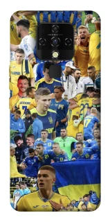 Чехол на TECNO Camon 16 SE UA-Football ver.6 фото 1 из 1