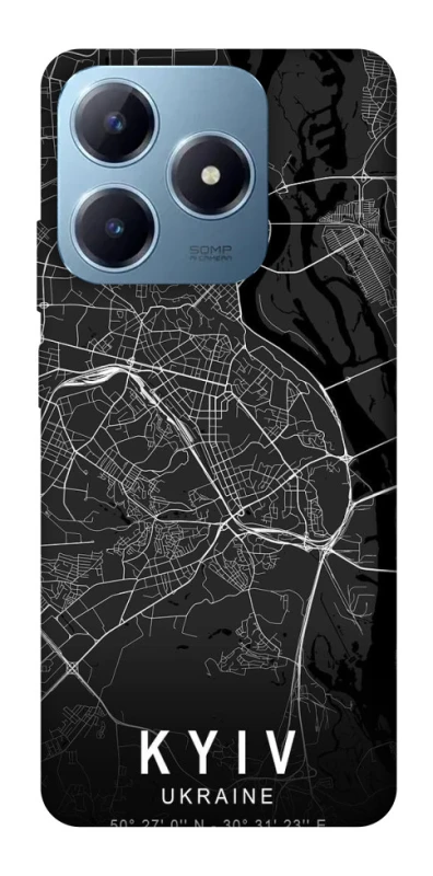 Чехол на Realme C63 Kyiv map фото 1 из 1