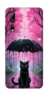 Чохол на ZTE Axon 10 Pro Black cat фото 1 з 1