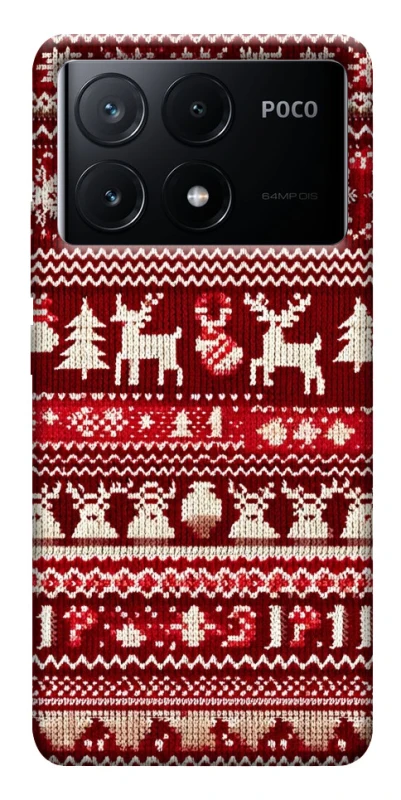Чохол на Xiaomi Poco X6 Christmas jumper ver.2 фото 1 з 1