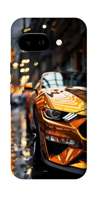 Чохол на Google Pixel 9a Golden sports car фото 1 з 1
