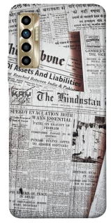 Чехол на TECNO Camon 17P Газеты фото 1 из 1