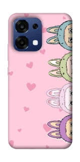 Чохол на Oppo A6 Pro 4G/5G All Labubu 4 фото 1 з 2
