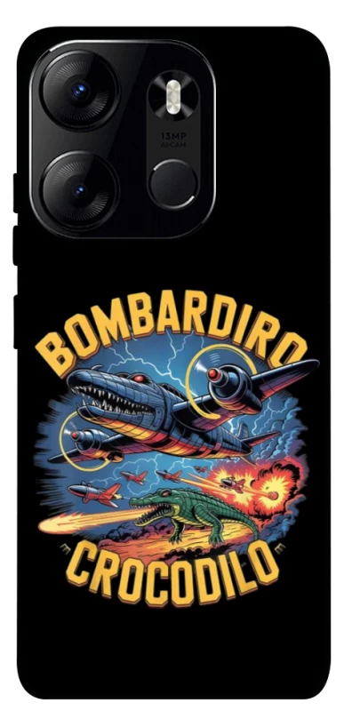 Чехол на Tecno Spark Go 2023 Bombardino Crocodilo v2 фото 1 из 1