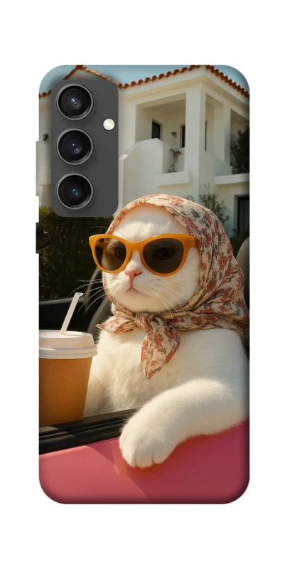 Чохол на Samsung Galaxy S24 FE Stylish Cat Cruise фото 1 з 1