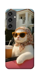 Чехол на Samsung Galaxy S24 FE Stylish Cat Cruise фото 1 Чехол на Samsung Galaxy S24 FE Stylish Cat Cruise фото 1 из 1