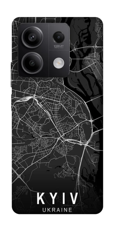 Чехол на Xiaomi Redmi Note 13 5G Kyiv map фото 1 из 1