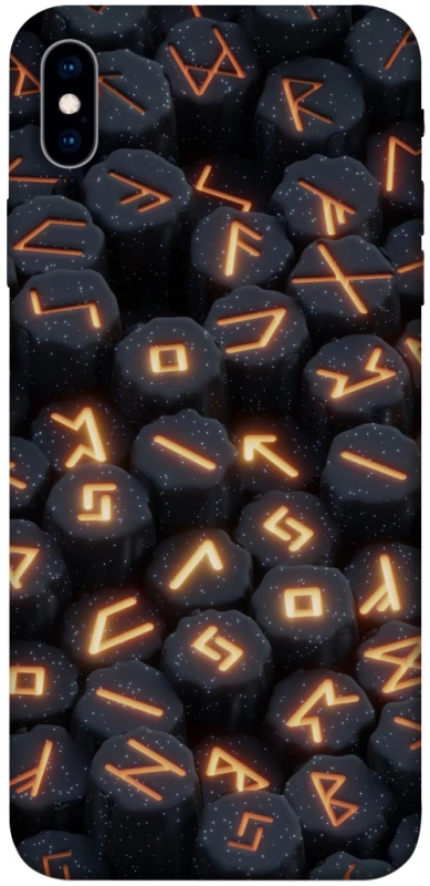 Чохол на Apple iPhone XS Max (6.5") Вогняні руни фото 1 з 1