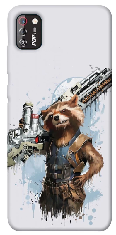 Чехол на TECNO POP 4 Pro Rocket Raccoon фото 1 из 1
