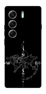 Чехол на Tecno Camon 40 Pro 5G Travel Map фото 1 из 1