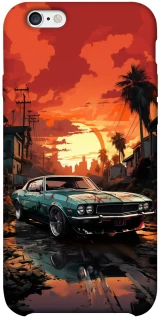 Чохол на Apple iPhone 6/6s plus (5.5") Car at sunset фото 1 з 1