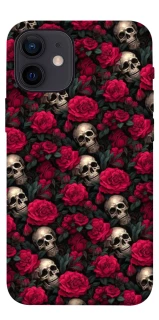 Чехол на Apple iPhone 12 mini (5.4") Черепа и розы фото 1 из 1