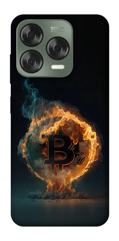 Чехол на ZTE Nubia V70 Design Fire Bitcoin фото 1 из 1