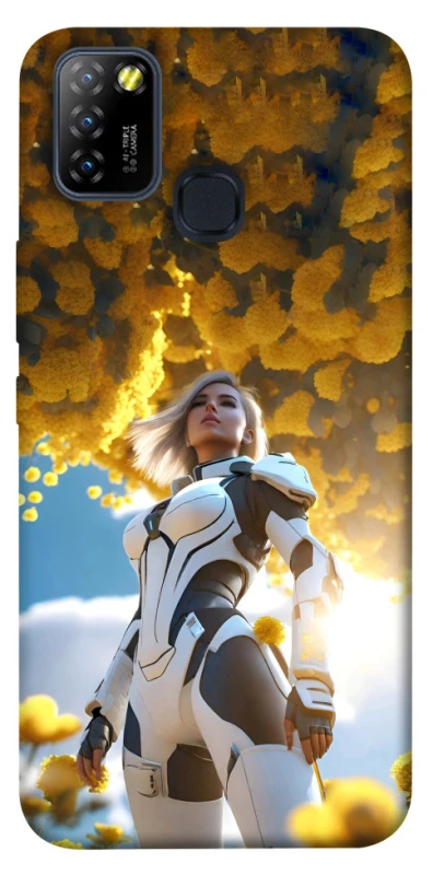 Чохол на Infinix Hot 10 Lite Cyber space girl ver.3 фото 1 з 1