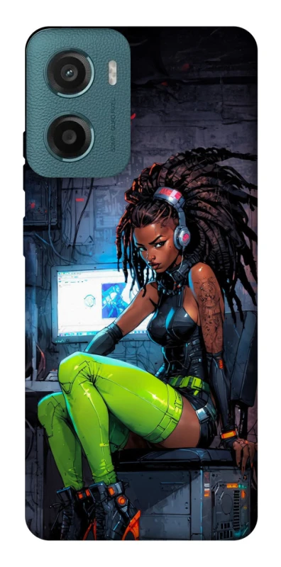 Чохол на Motorola Moto G06 Cyber girl фото 1 з 1