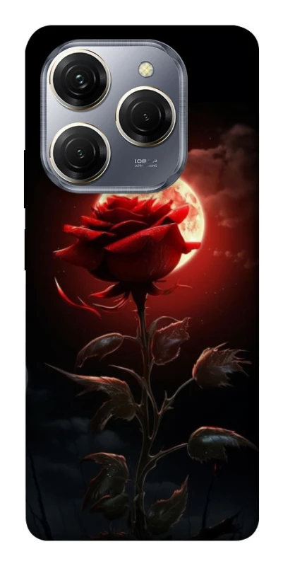 Чехол на TECNO Spark 20 Pro Красная роза фото 1 из 1