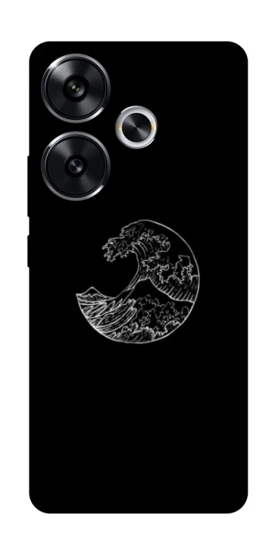 Чохол на Xiaomi Poco F6 Black tsunami фото 1 Чохол на Xiaomi Poco F6 Black tsunami фото 1 з 1