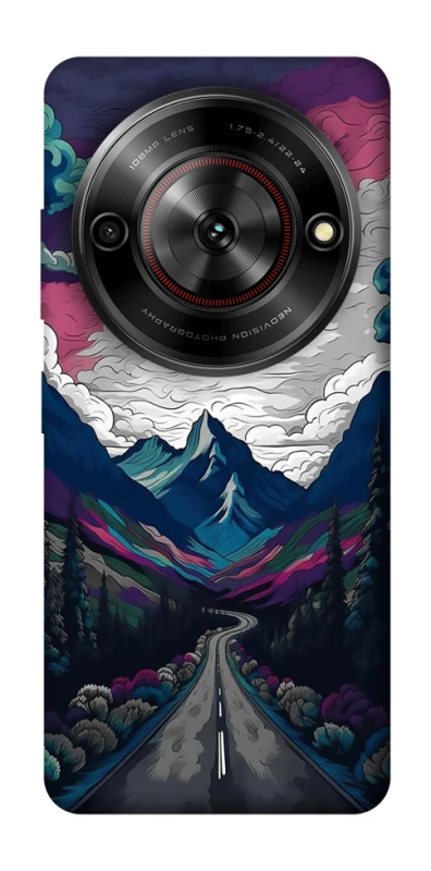 Чехол на ZTE Nubia Focus Нарисованные горы фото 1 из 1