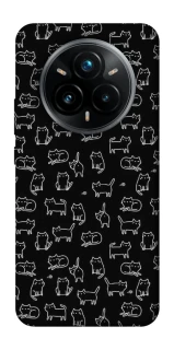 Чохол на Realme 14 Pro+ Black Cats фото 1 з 1