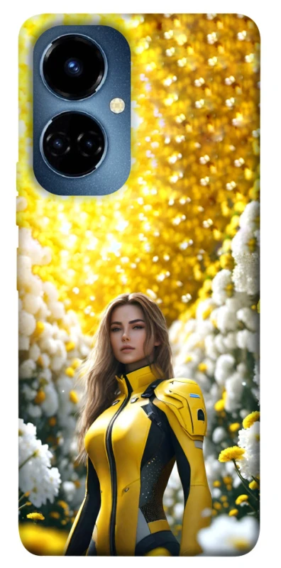 Чохол на TECNO Camon 19 Cyber space girl ver.2 фото 1 з 1
