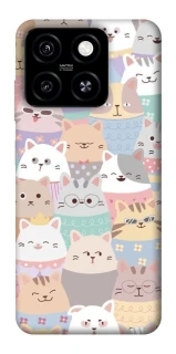 Чохол на ZTE Blade A55 4G Funny Kittens ver.2 фото 1 з 1