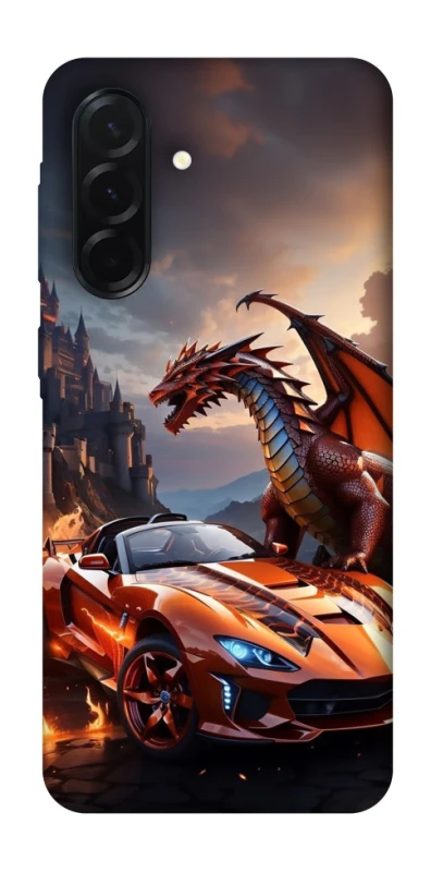 Чохол на Samsung Galaxy A37 5G Сar and dragon фото 1 з 1