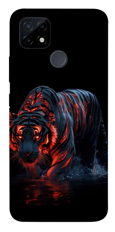 Чохол на Realme C12 fire tiger фото 1 з 1