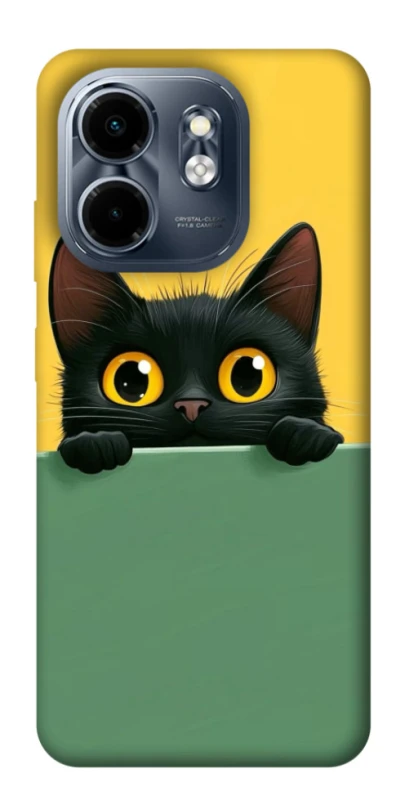 Чохол на Infinix Smart 9 4G / Hot 50i Black cat v2 фото 1 з 1