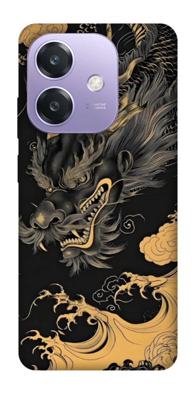 Чохол на Oppo A3 4G gold dragon фото 1 з 1