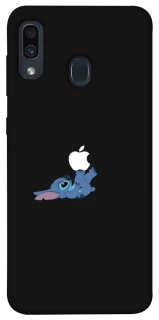 Чохол на Samsung Galaxy A20 / A30 Apple logo ver.9 фото 1 з 1