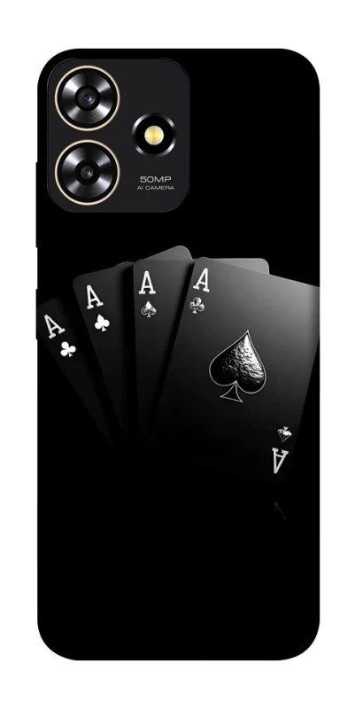 Чохол на ZTE Blade A73 4G Black Cards фото 1 з 1