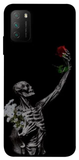Чохол на Xiaomi Poco M3 Skeleton vs Rose фото 1 з 1