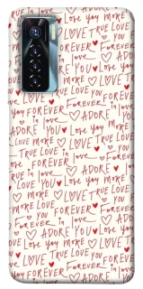 Чохол на TECNO Camon 17 Pro Love aesthetic ver.4 фото 1 з 1