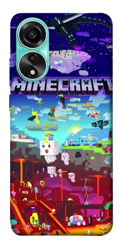 Чохол на Oppo A78 4G Minecraft world фото 1 з 1