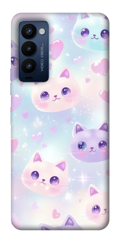 Чехол на TECNO Camon 18 Pro Funny Kittens ver.4 фото 1 из 1
