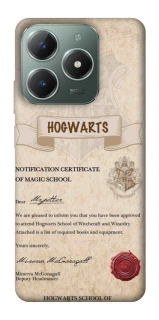 Чехол на Realme C61 The Hogwarts acceptance letter фото 1 из 1