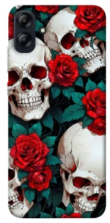 Чохол на Samsung Galaxy A04e skull and rose фото 1 з 1