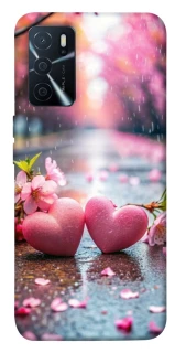 Чехол на Oppo A16s / A16 Pink heart фото 1 из 1