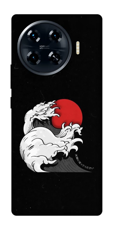 Чохол на TECNO Spark 20 Pro+ Хвилі Японії v2 фото 1 з 1