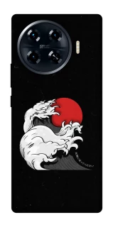 Чохол на TECNO Spark 20 Pro+ Хвилі Японії v2 фото 1 з 1