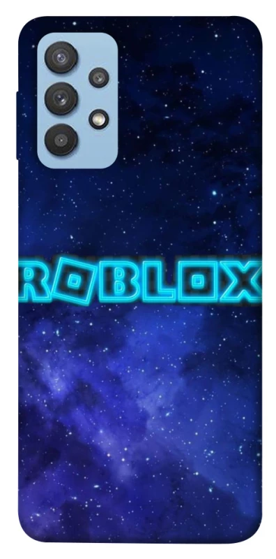 Чохол на Samsung Galaxy M32 Roblox Space Logo Blue фото 1 з 1