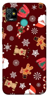 Чехол на TECNO POP 5 Новогодний v6 фото 1 из 1