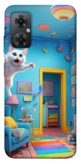 Чохол на Xiaomi Redmi Note 11R crazy cat фото 1 з 1