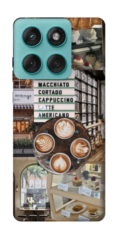 Чохол на Motorola Edge 60 Fusion Coffee collage ver.5 фото 1 з 1