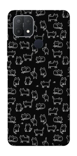 Чохол на Oppo A15s / A15 Black Cats фото 1 Чохол на Oppo A15s / A15 Black Cats фото 1 з 1