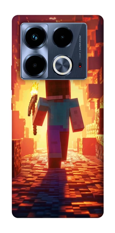 Чохол на Infinix Note 40 4G Minecraft adventure фото 1 з 1